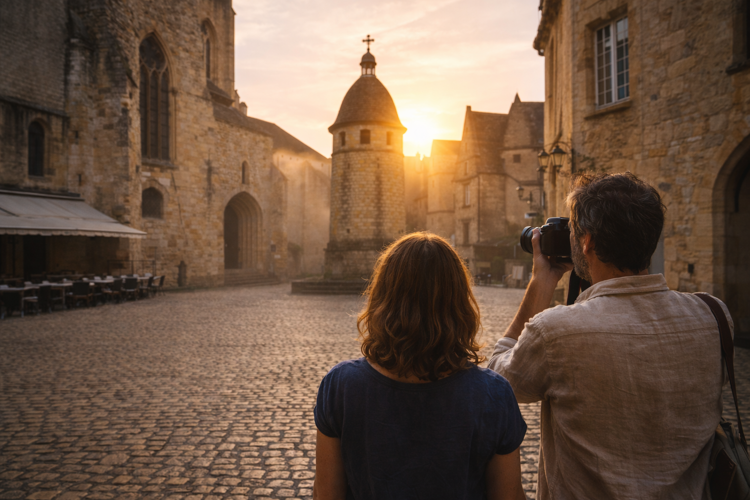 Découvrez le centre historique de Sarlat et le patrimoine du Périgord Noir à travers ses ruelles, ses places emblématiques et son architecture médiévale pour organiser une visite riche en histoire et en caractère.